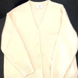 Cashmere off white cardigan